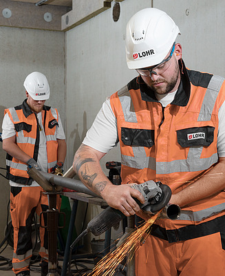 Foto von Arbeiten an der technischen Gebäudeausrüstung